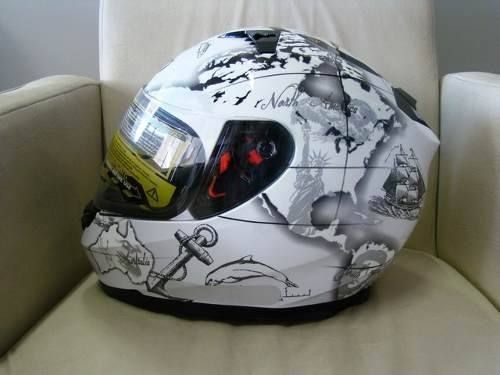 Capacete Mt Blade Global Adventure Branco 